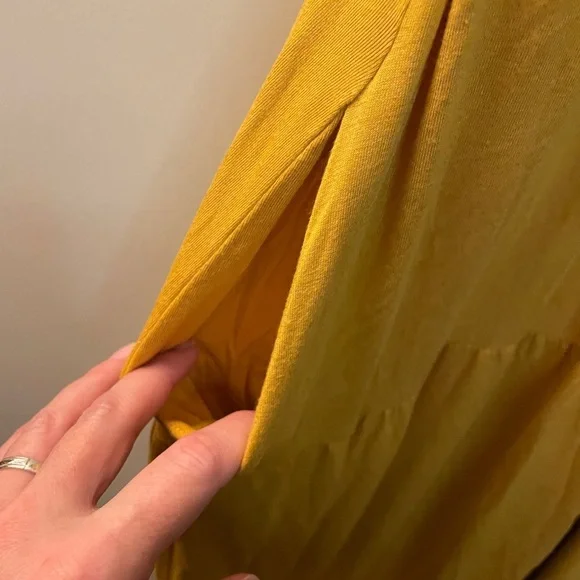 Three Bird Nest Mustard Maxi Dress size‎ medium - Picture 5 of 10